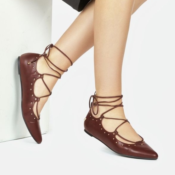 JustFab Shoes - NEW Just Fab Kinley Strappy Flats